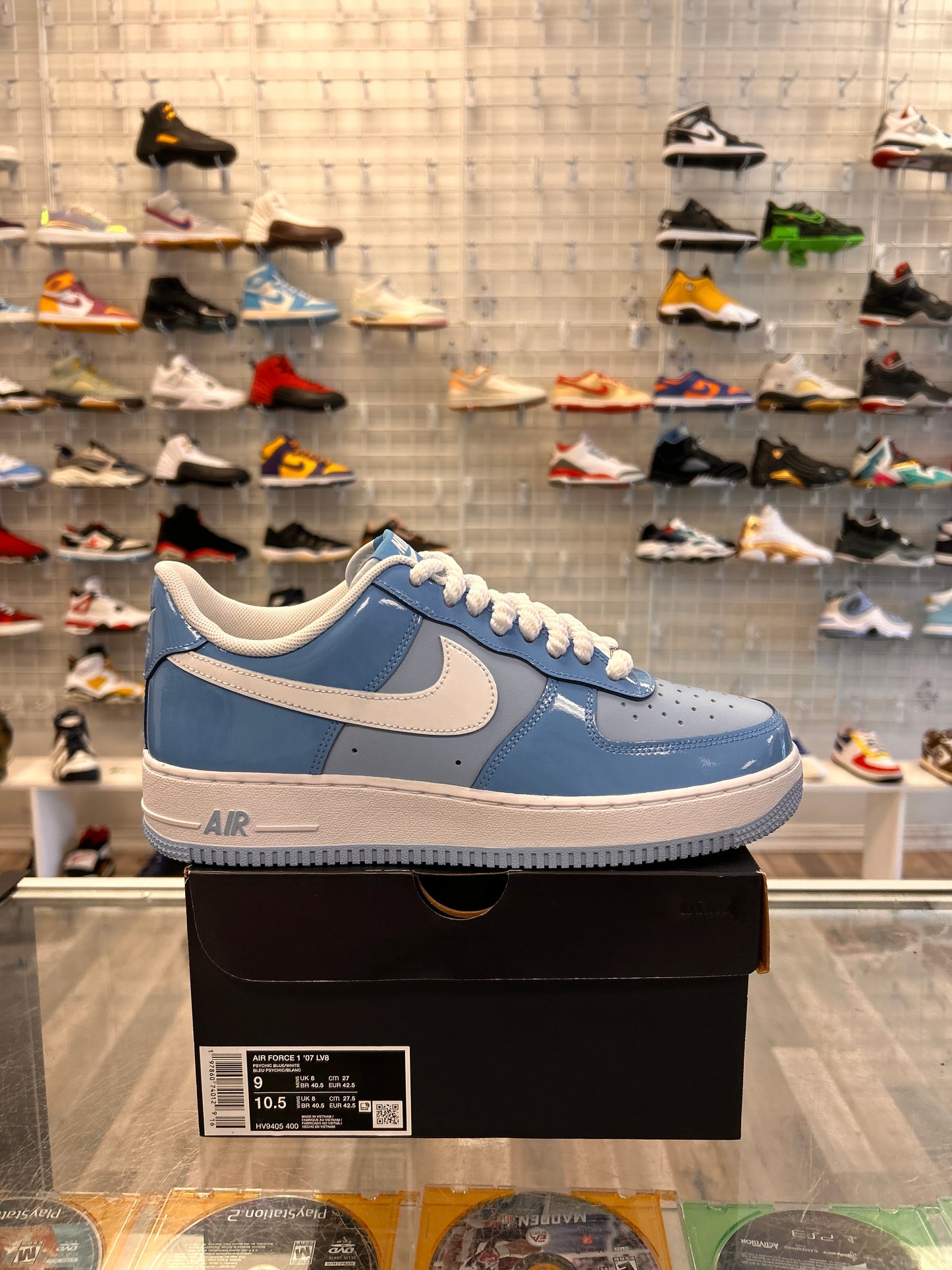 Unc Patent Airforce Size 9