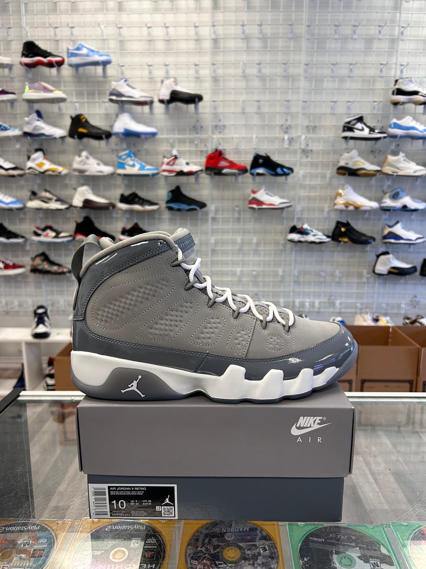 Cool Grey 9s Size 10