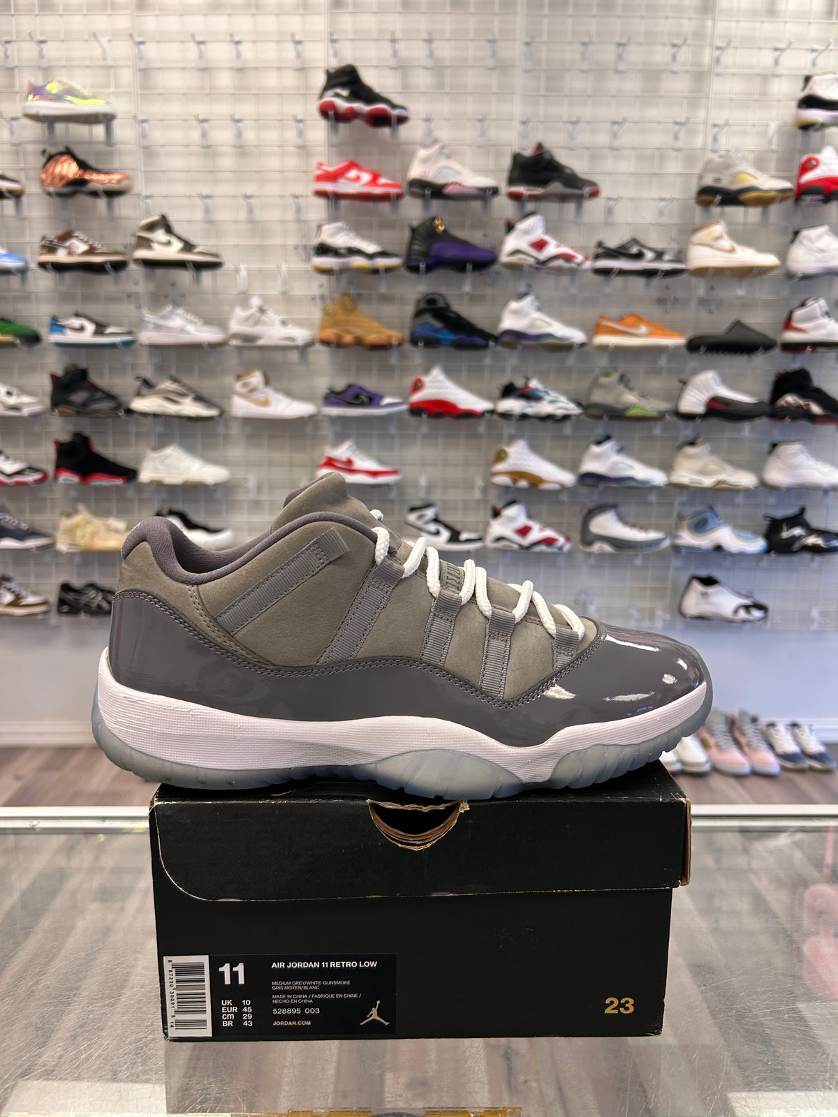 Cool Grey 11s Low Size 11