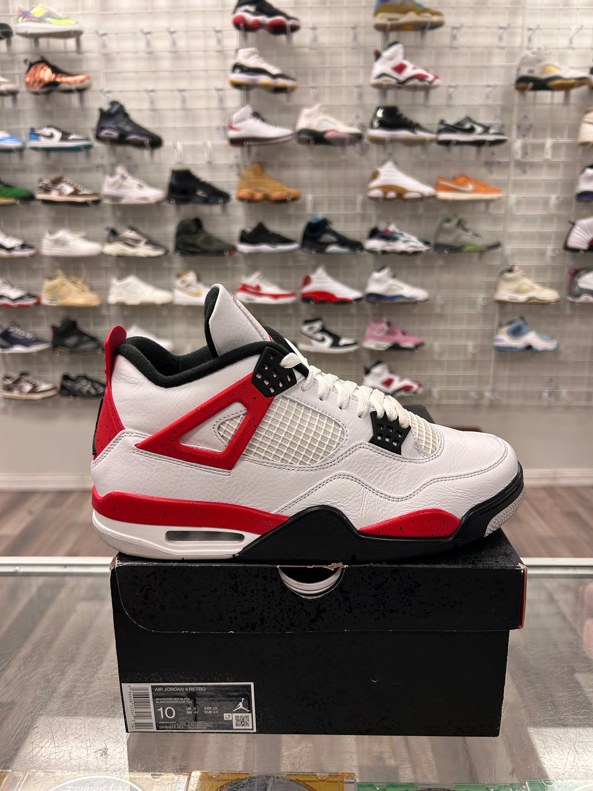 Red Cement 4s Size 10