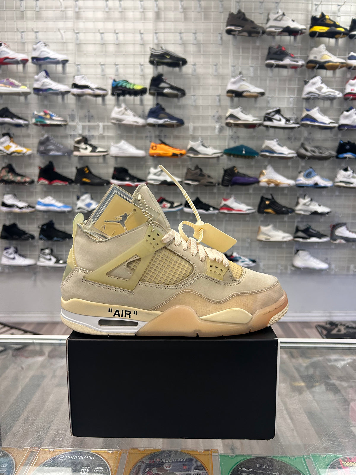 Off White 4s Sail Size 8.5