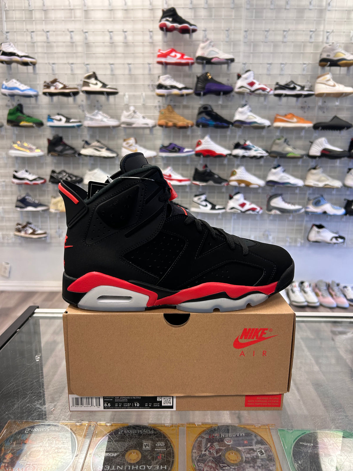Reverse Infrared 6s Salesman Size 8.5