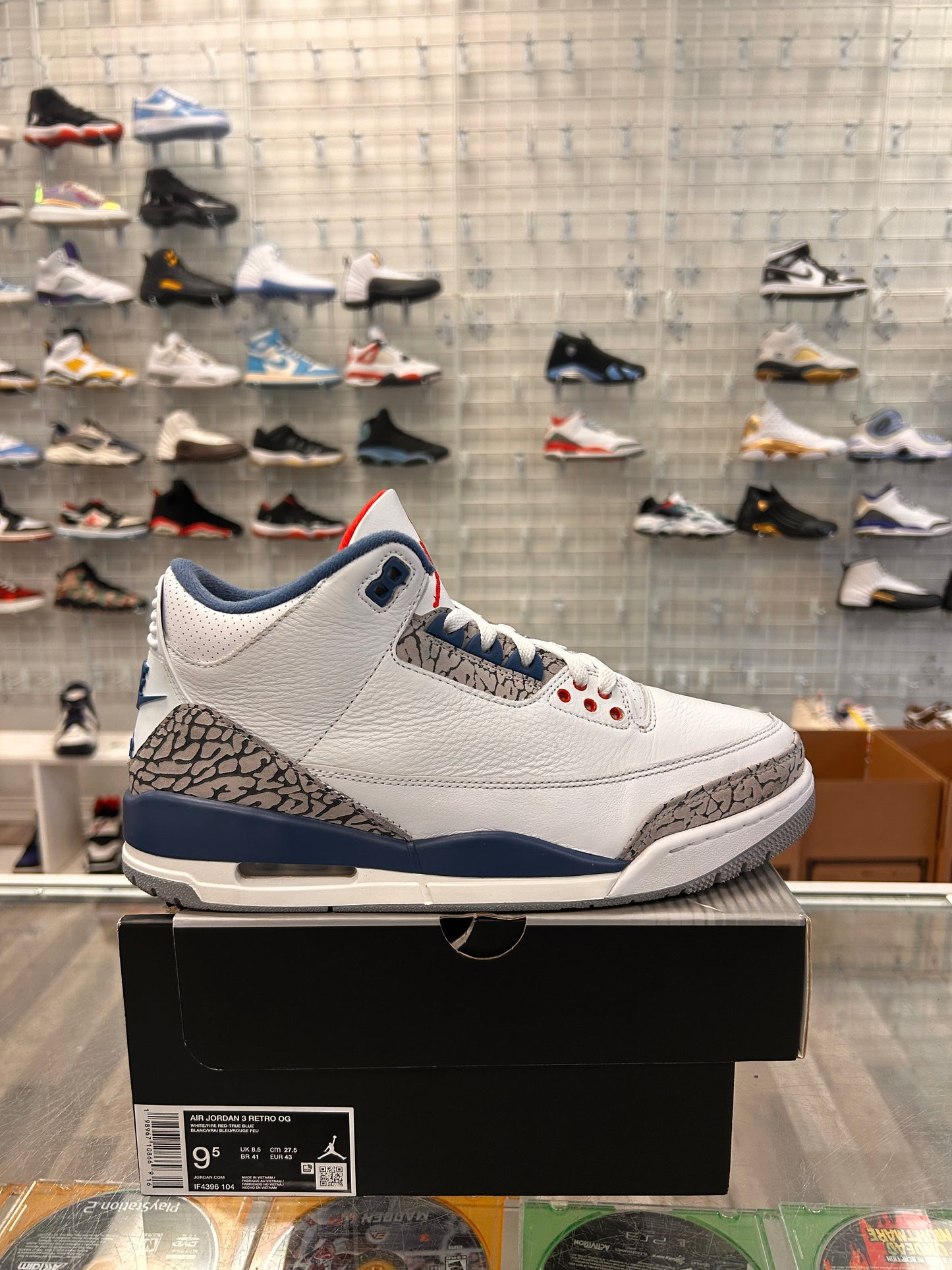 True Blue 3s 2026 Size 9.5