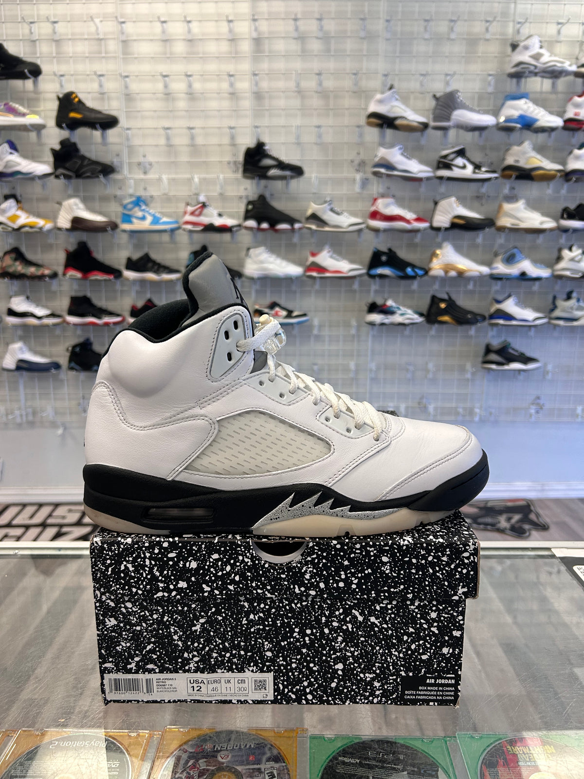 Reverse Metallic 5s Size 12
