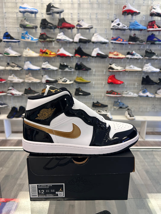 Patent Gold Mid 1s Size 12