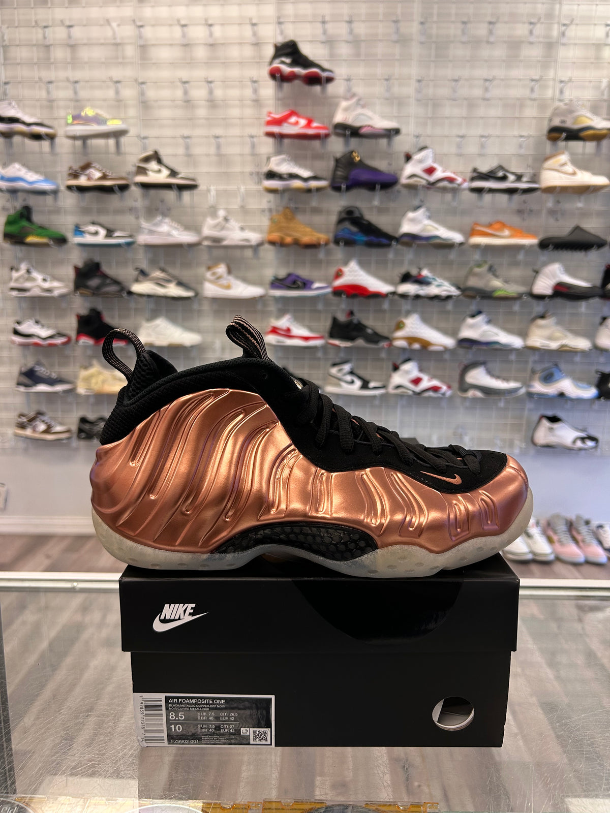 Copper Foamposites Size 8.5
